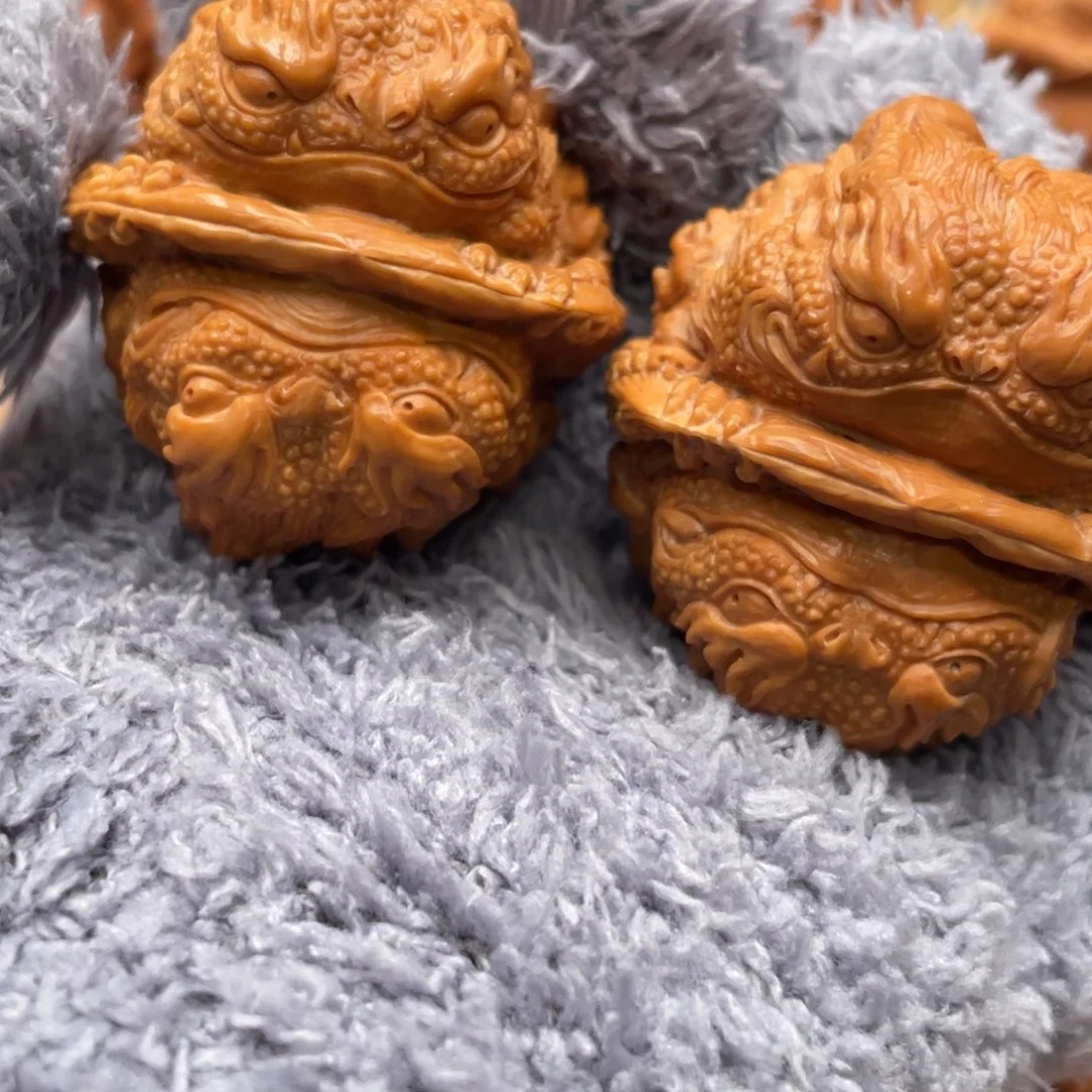 手串/手链核桃辉*龙蝉蛤蟆头核桃雕刻