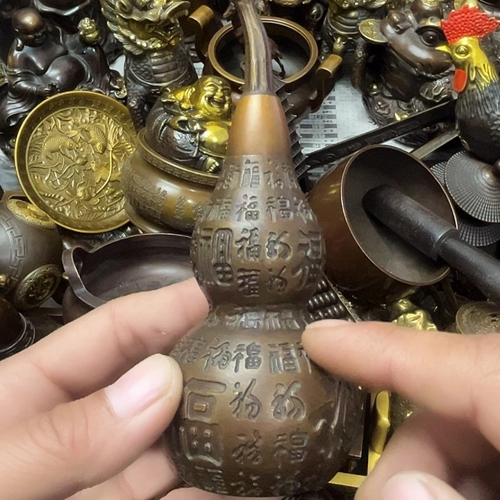 顺顺利利，铜器摆件