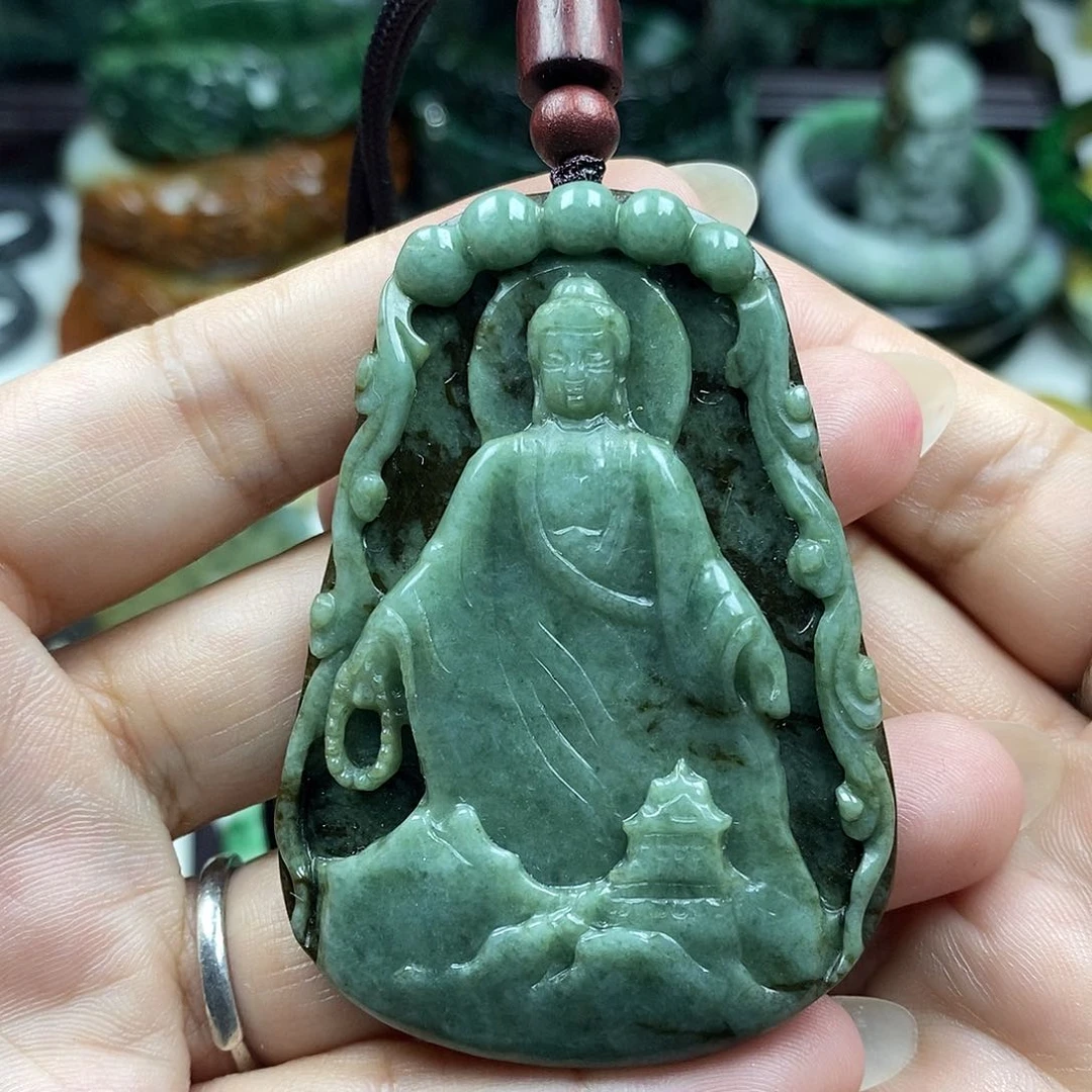 颈饰未镶嵌翡翠牌子