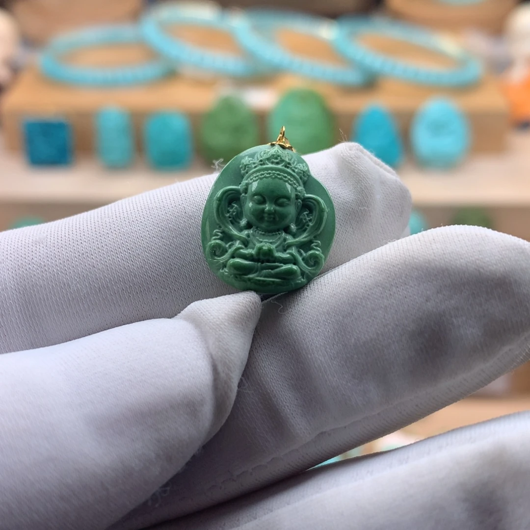 绿松石未镶嵌珠宝奇石