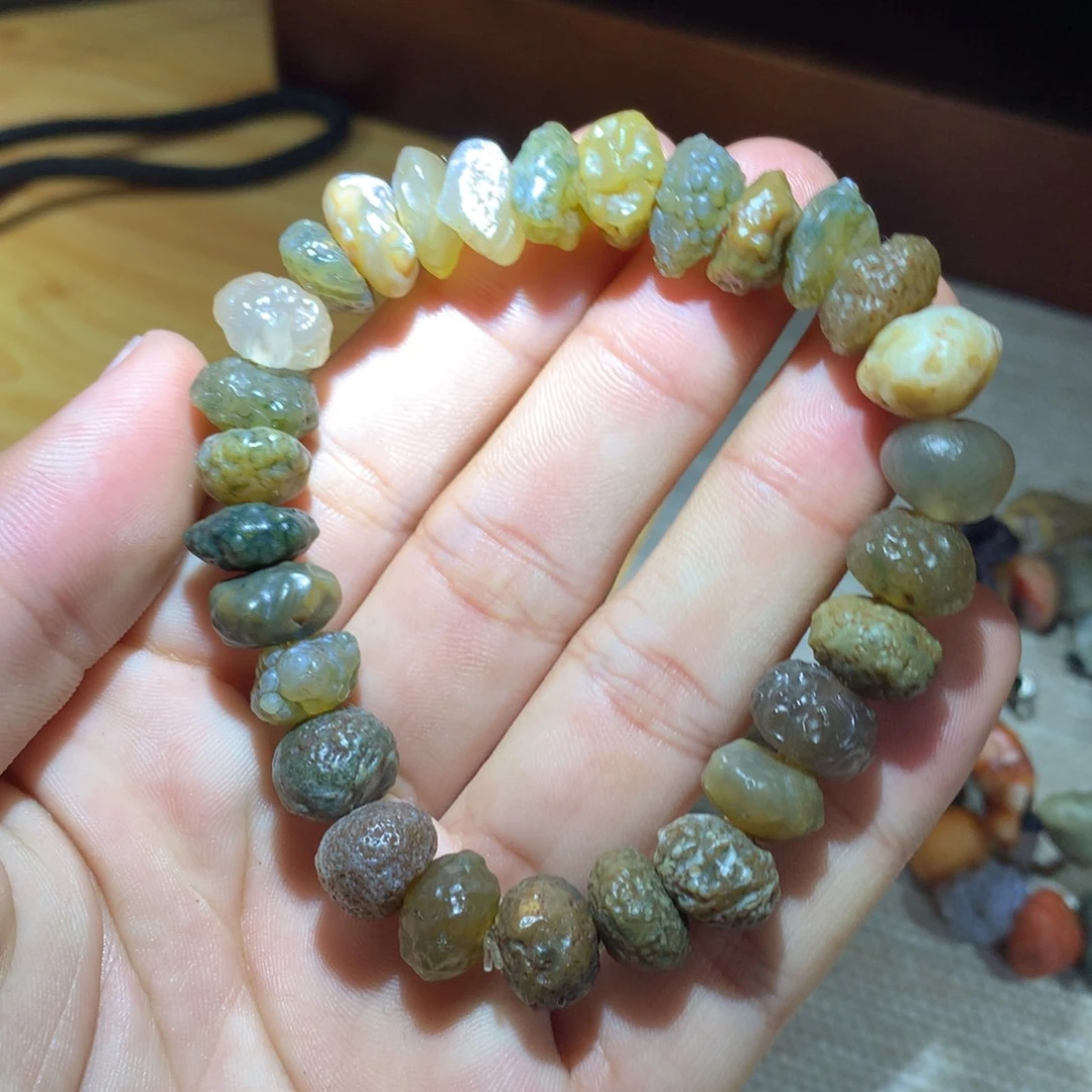 玛瑙/玉髓未镶嵌手链