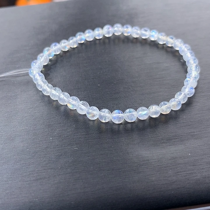 水晶手链银S925镶嵌4m