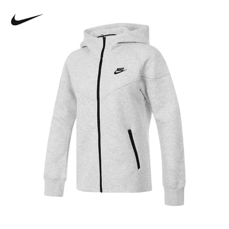 NIKE/耐克秋新款休闲薄款日常百搭连帽运动夹克外套FB8339-013