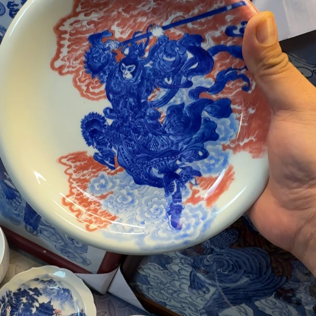 对***情陶杯子景德镇全手工手绘陶瓷