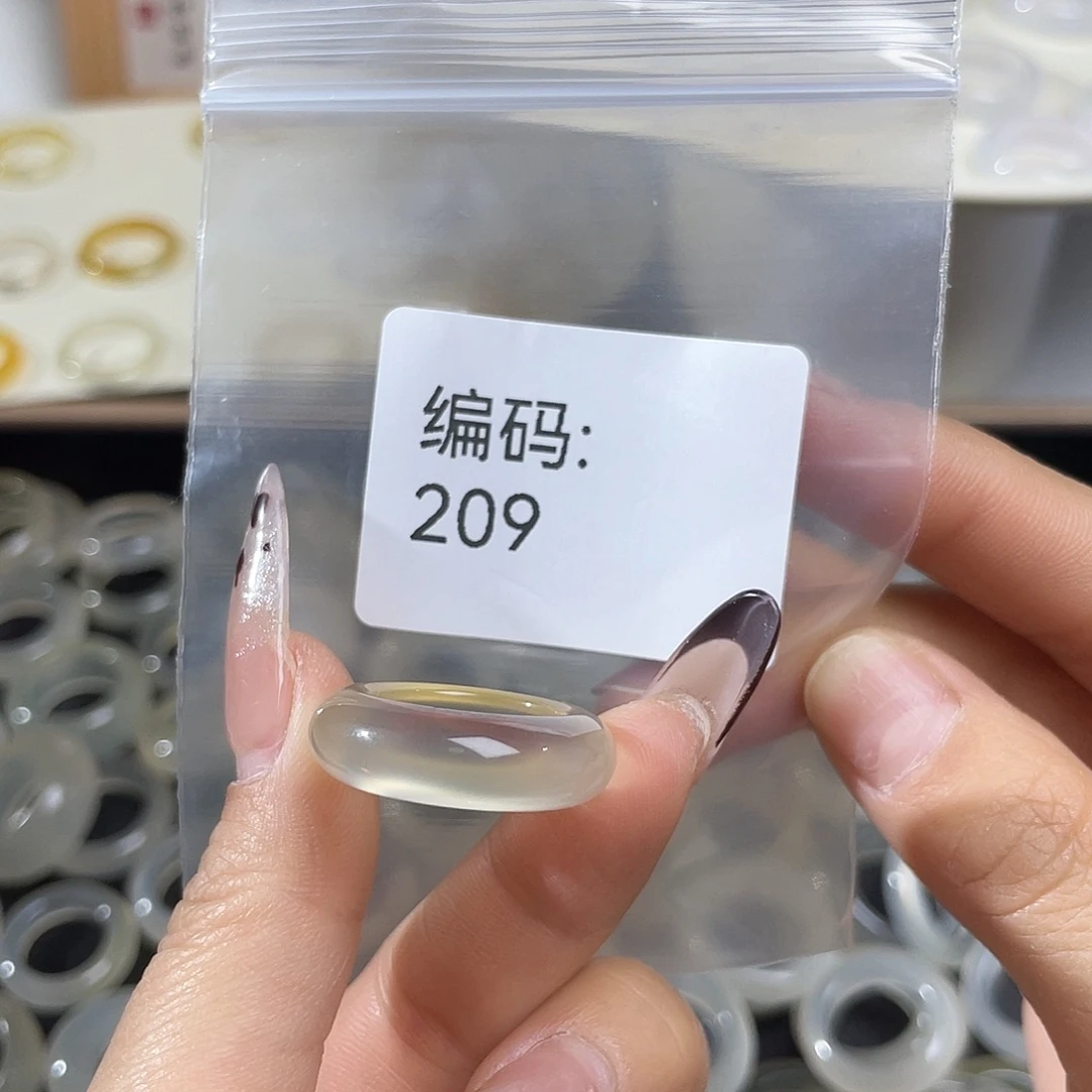 玛瑙/玉髓未镶嵌戒指209港13