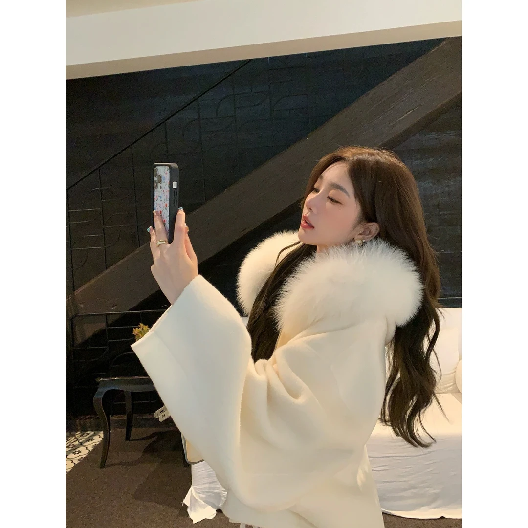 【A1881-A1890】长款加绒加厚款女直筒型毛呢外套外套百搭冬季秋冬