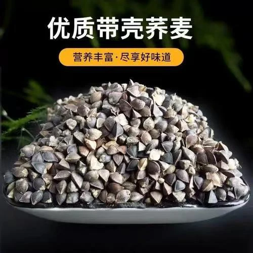 带壳荞麦原荞麦玄凤和尚小太阳鹦鹉鸟食物鸟粮饲料仓鼠的主粮谷物