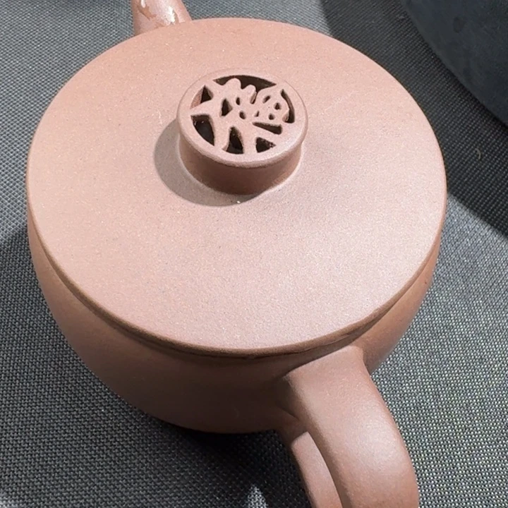紫砂茶壶紫泥汉瓦200cc无添加