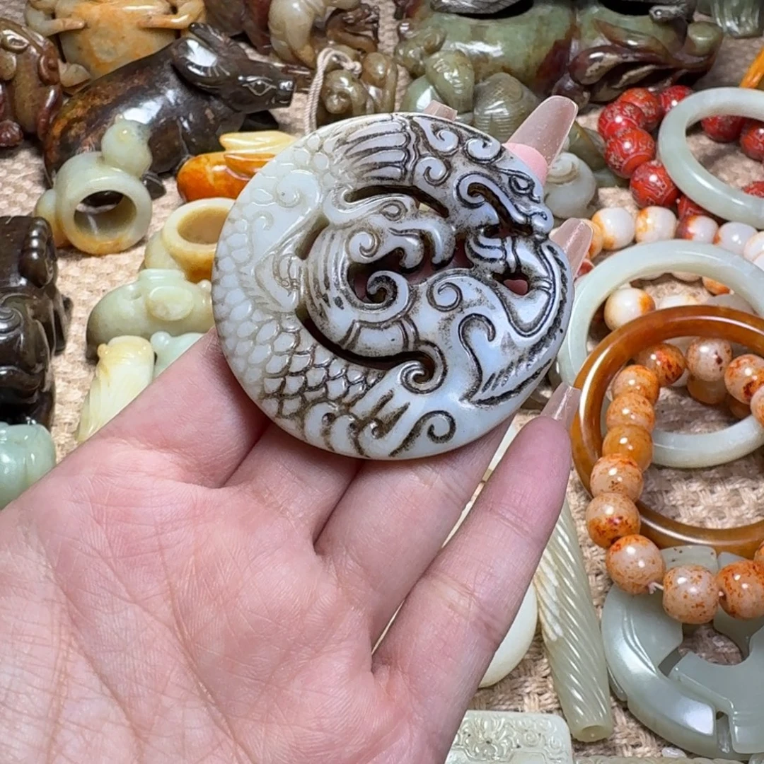 白玉菩提吊坠挂件