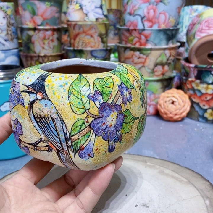 景德镇艺术手绘作品