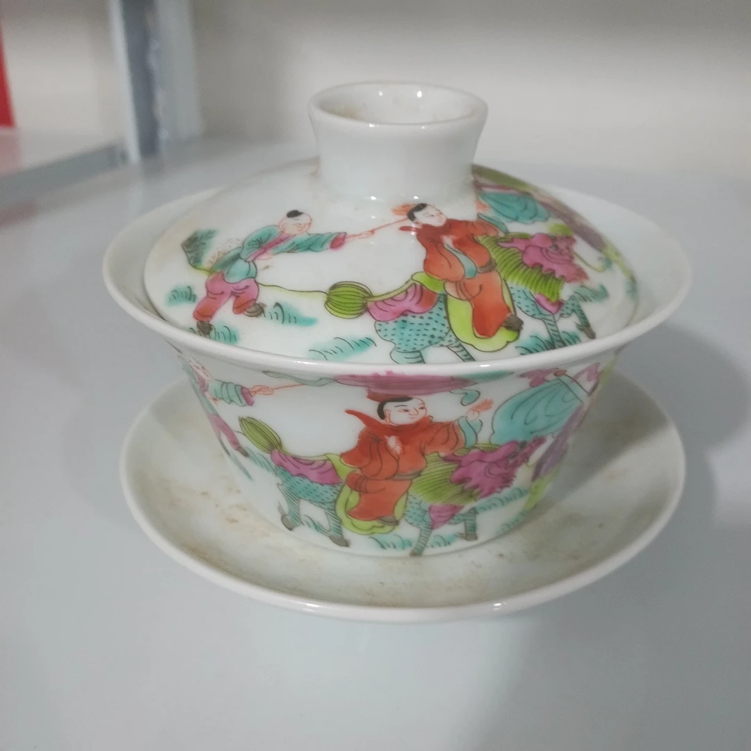茶碗盖碗，居家摆件
