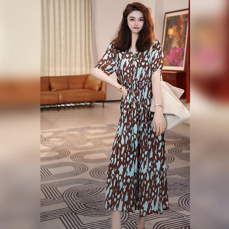 【Linda姐高端线】夏季新款时尚气质显瘦法式连衣裙子AA5LYH2665