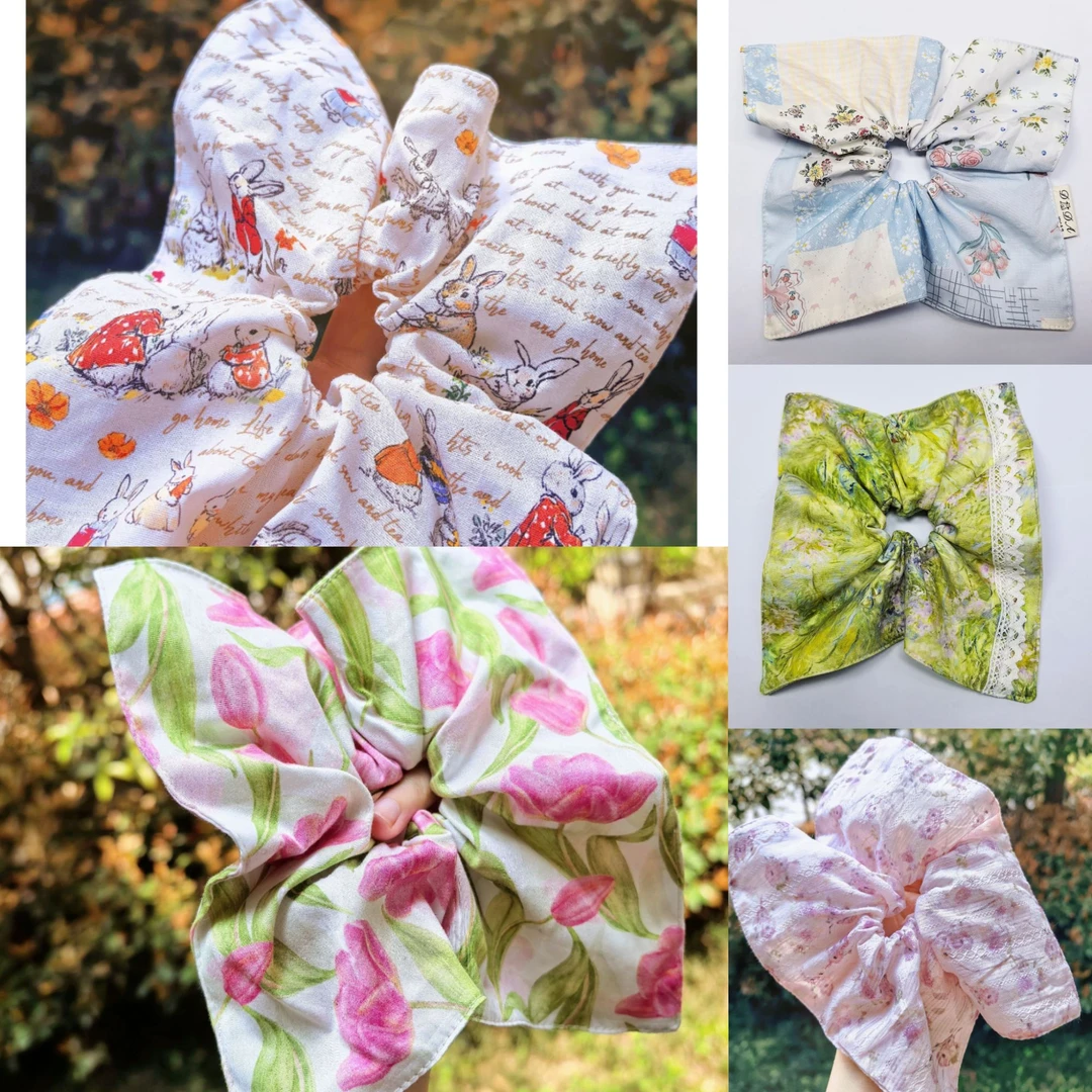 直播间自选方巾肠圈小蛮腰多褶链接