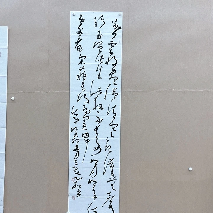 书法戴志松138*34㎝江苏   兰亭