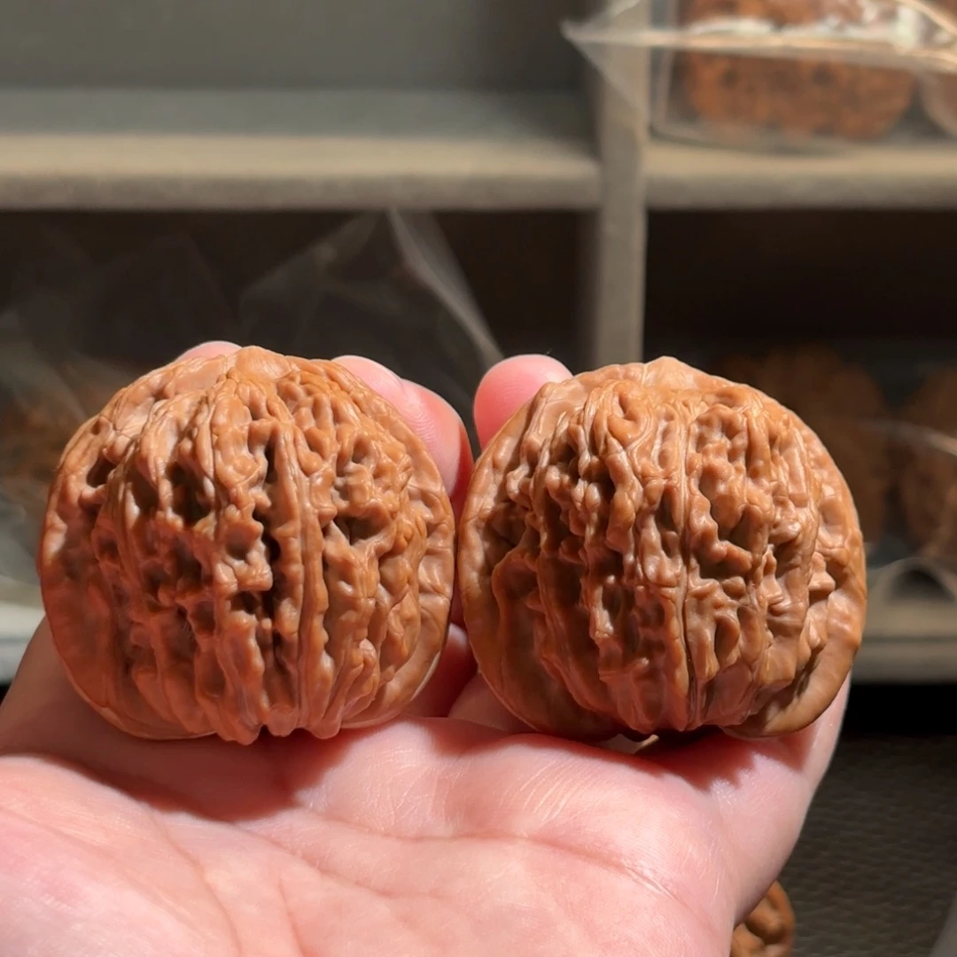 小***锅把件文玩核桃43 尺全品楼子