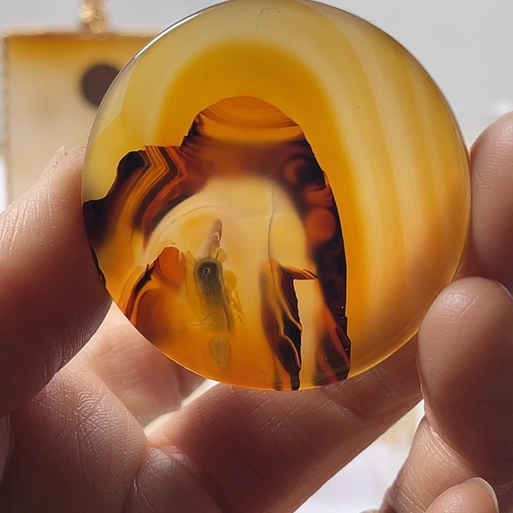 玛瑙/玉髓未镶嵌吊坠(不含链)