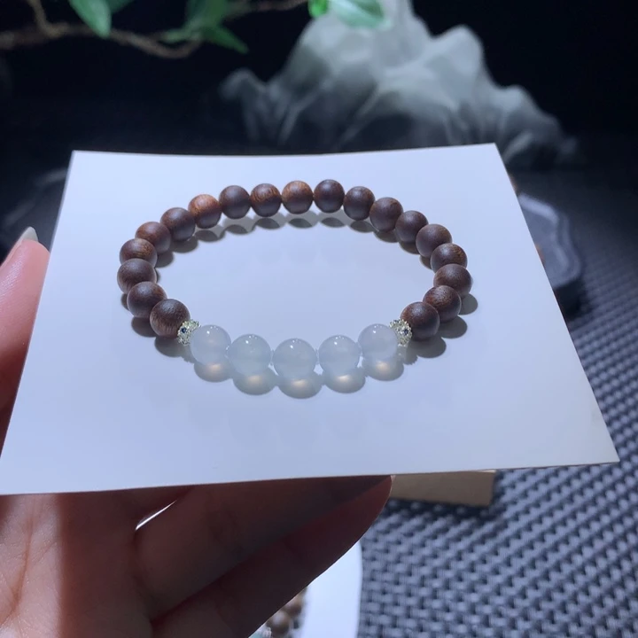 翡翠散珠特价白月光珠串卡7左右