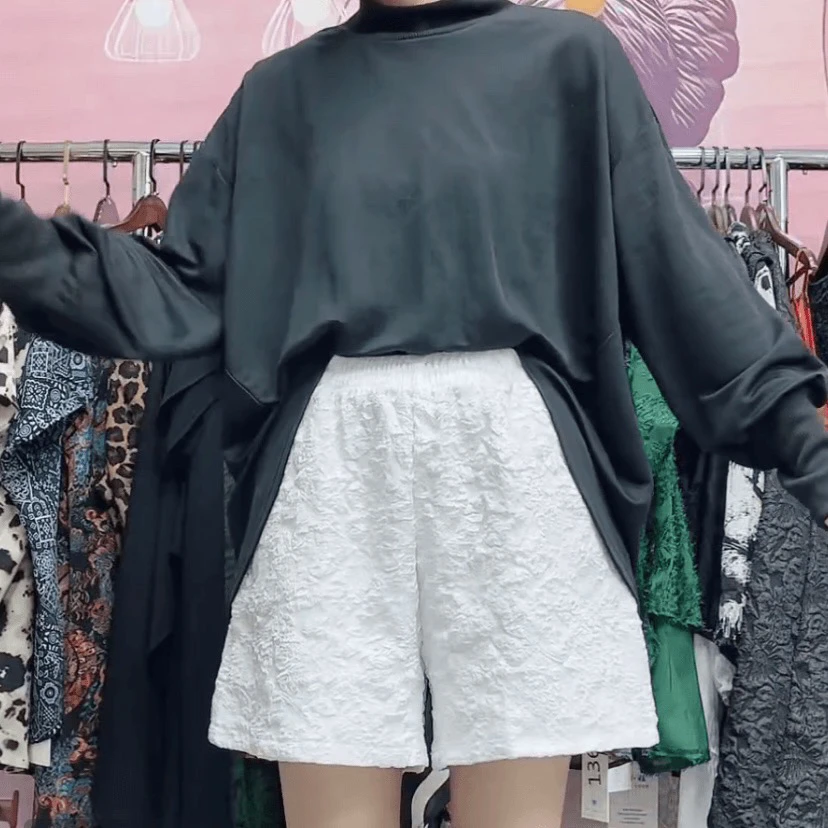 短裤4春夏新款短裤四季通穿夏季阔腿休闲宽松