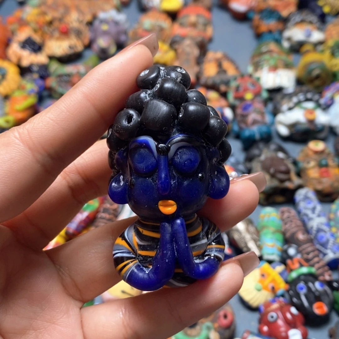 琉璃颈饰印度尼西亚如来