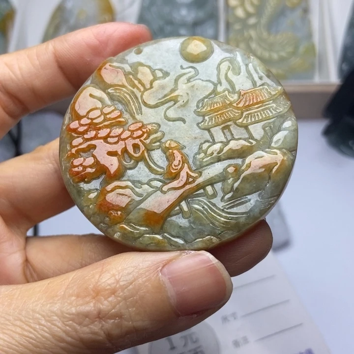 颈饰未镶嵌翡翠翡翠