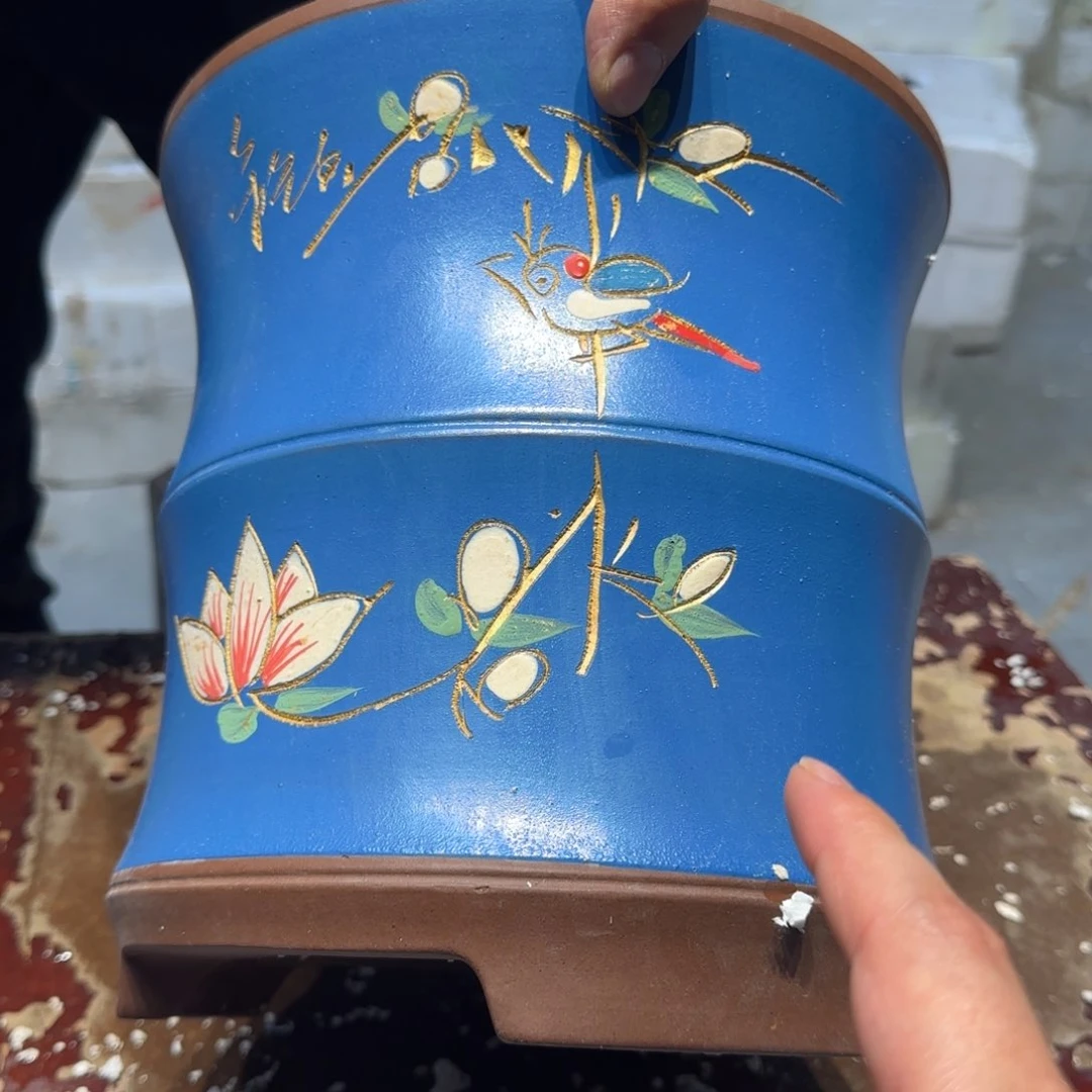 紫砂花盆发两个备注新年福利