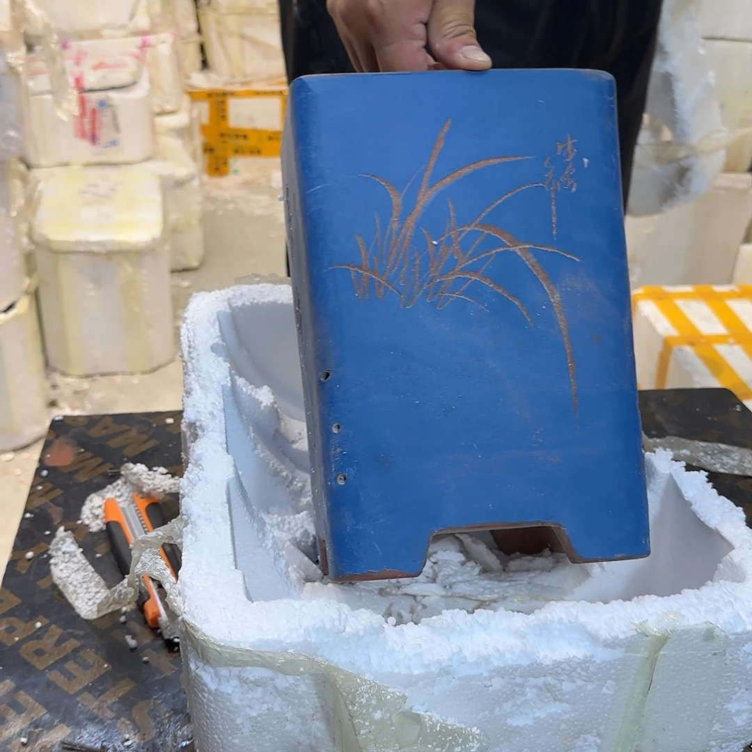 紫砂花盆口径18.26口径