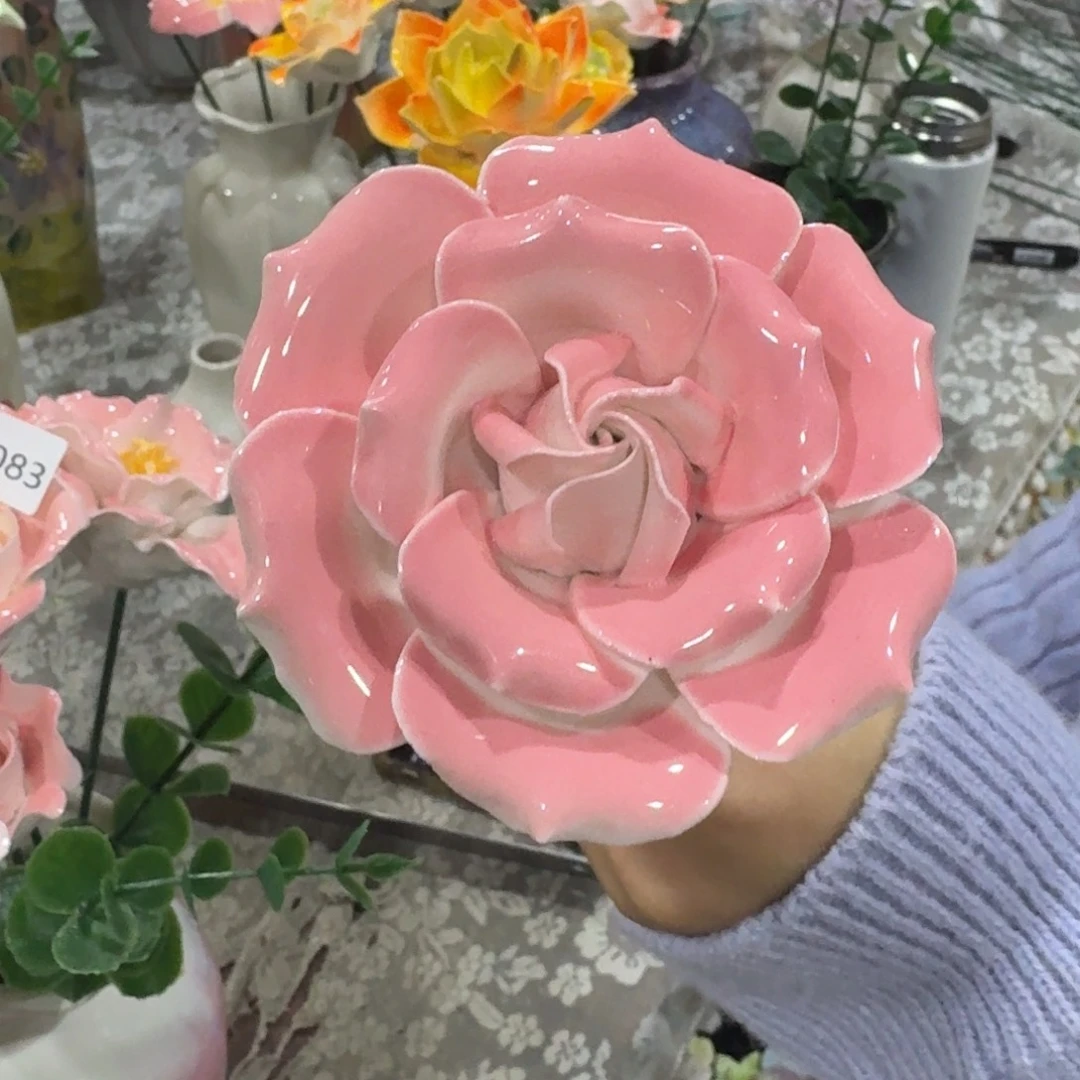 陶瓷花，20元发货，退款拉黑