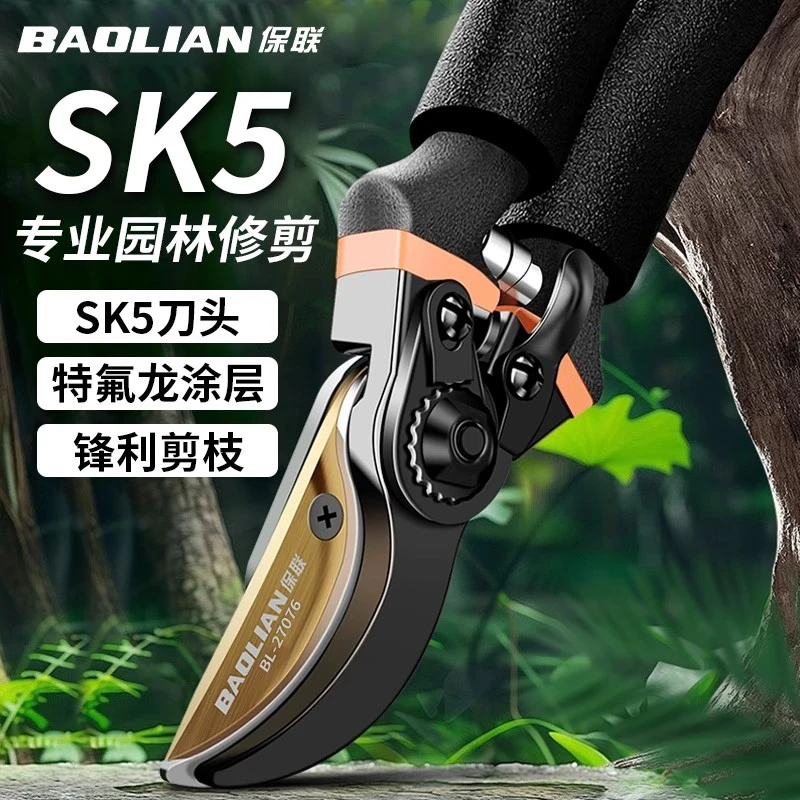 修剪树枝剪刀sk5修剪枝果树剪子专用花艺修枝园林摘水果锋利树木