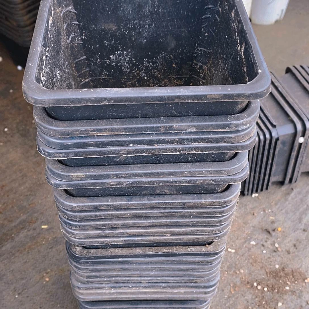 塑料旧140黑方盆加厚20个