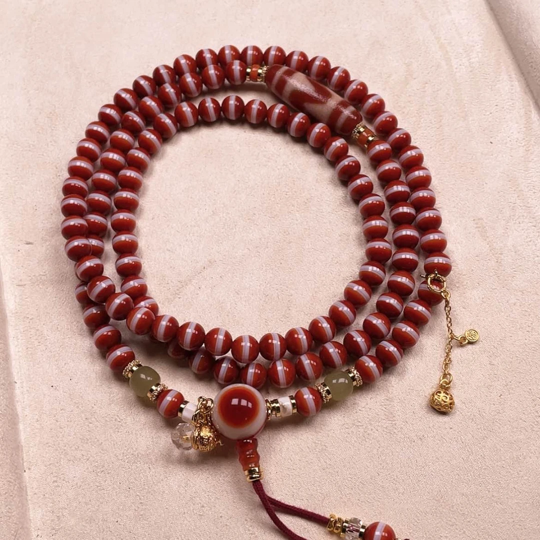 【闪购商品】合金项链玛瑙/玉髓T*