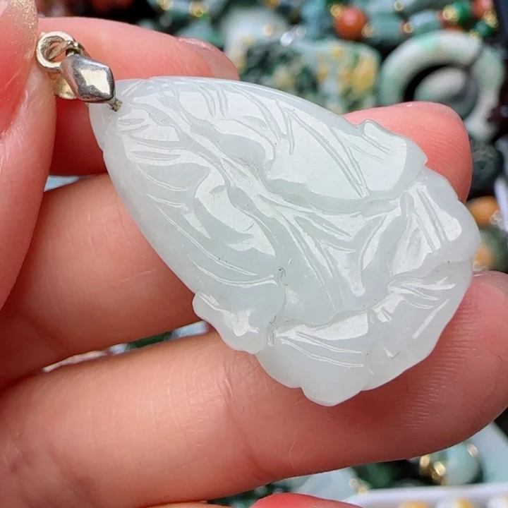 翡翠颈饰未镶嵌天然A货112