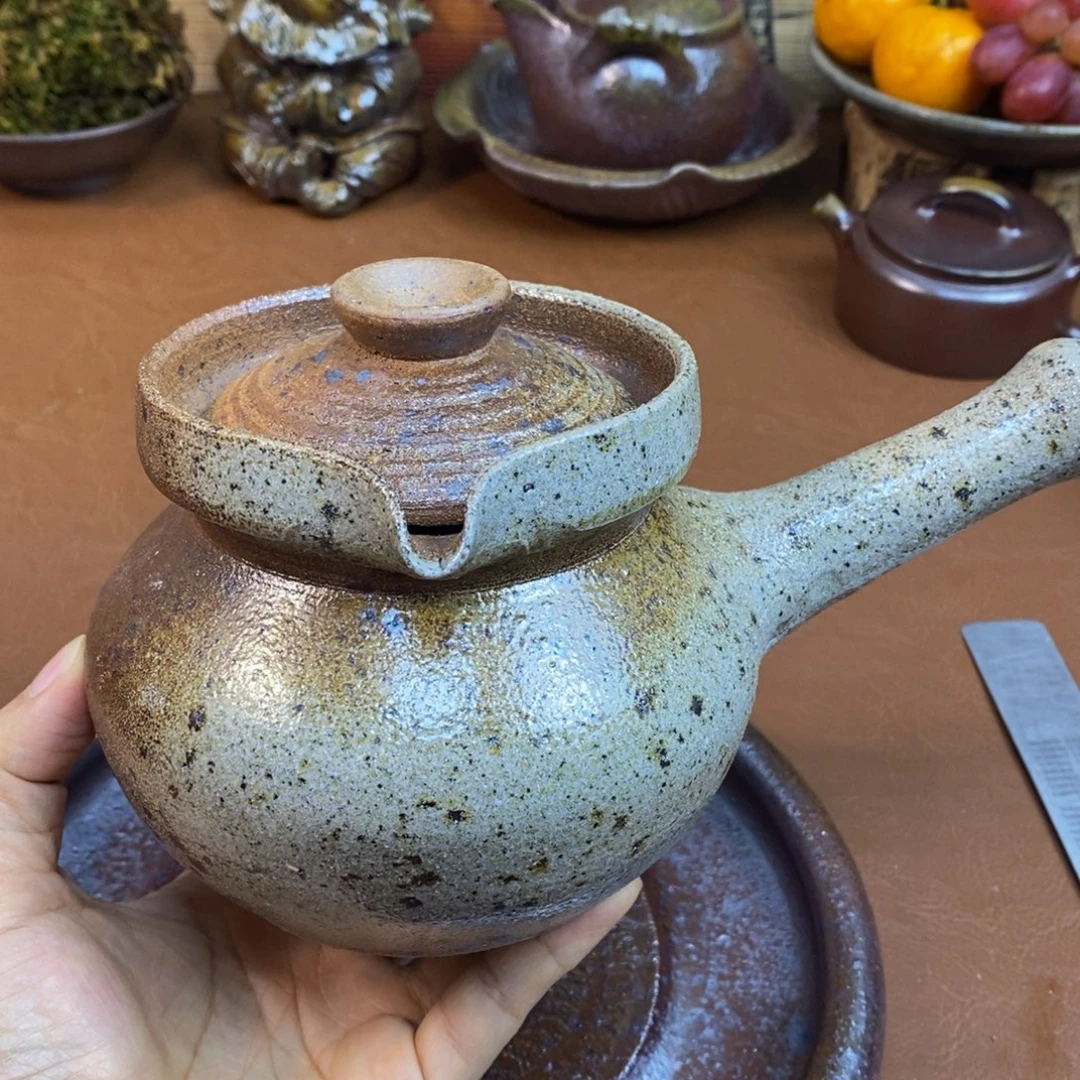 其他柴烧粗陶烤茶罐一物一拍500
