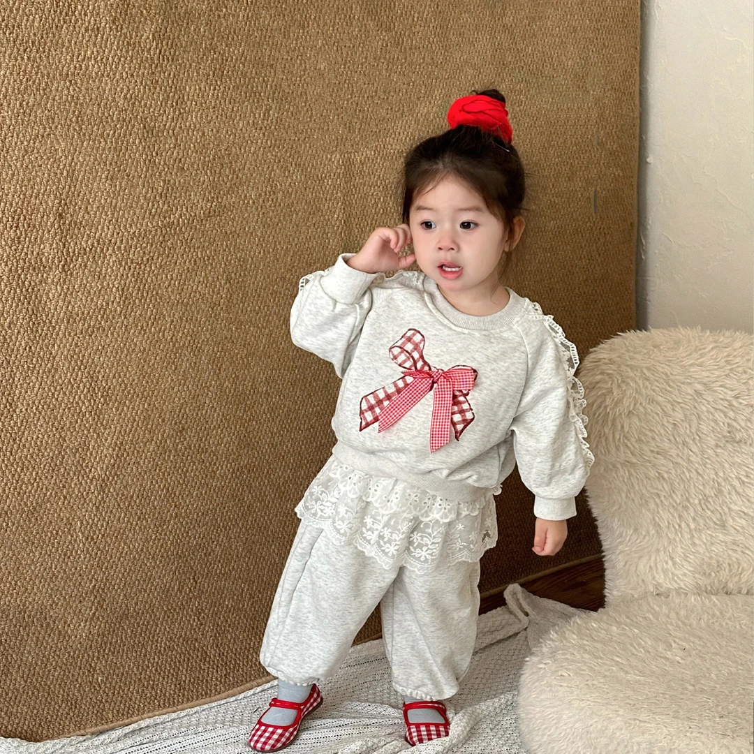 秋装女童套装甜美长袖外出服小公主秋款女宝卫衣裤子宝宝衣服秋季