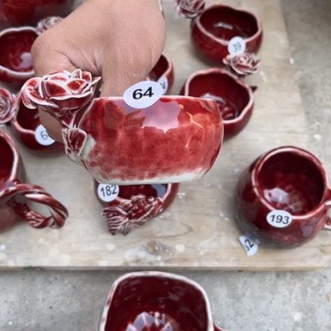 盘情****熠樹日式手捏餐具茶具