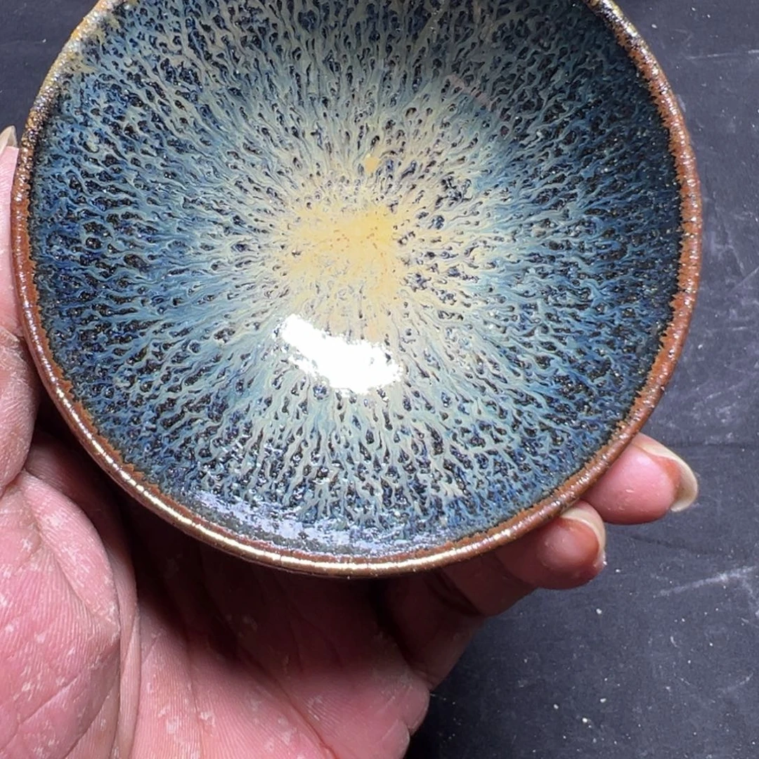 茶盏落灰烧建盏茶器 8