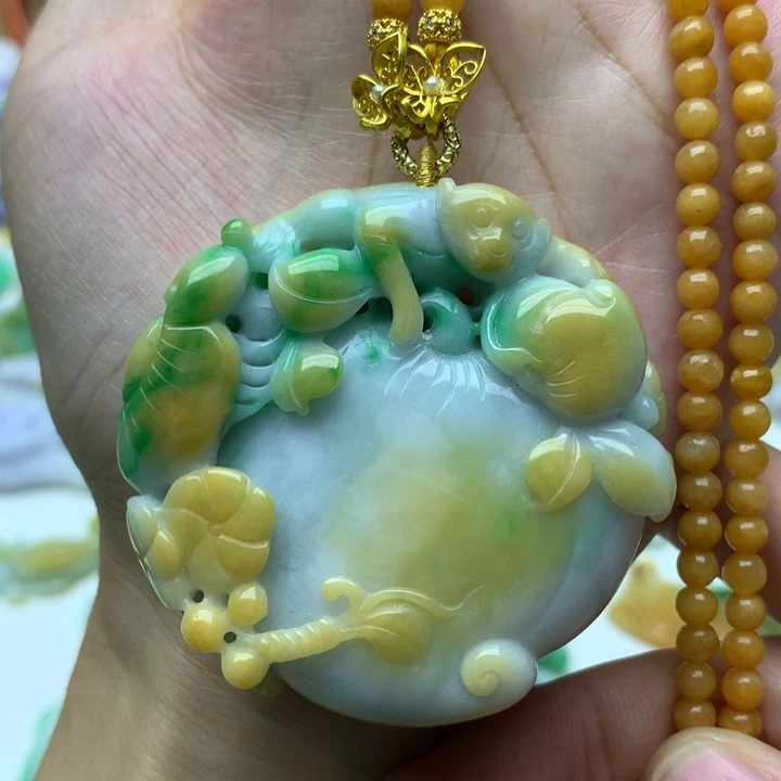 颈饰未镶嵌翡翠翡翠