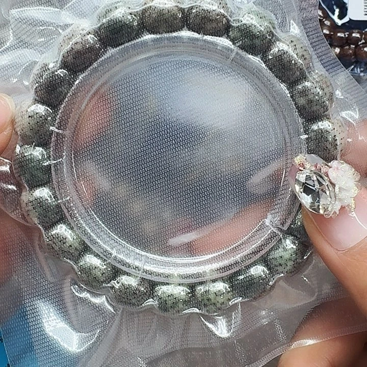 星月菩提手串318高端卡姿兰绿包白星月菩提11桶单圈