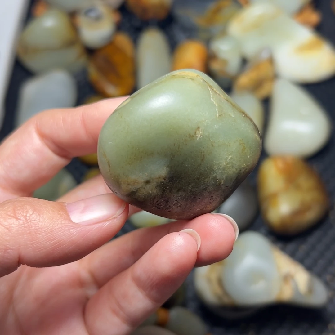 和田玉未镶嵌挂件33