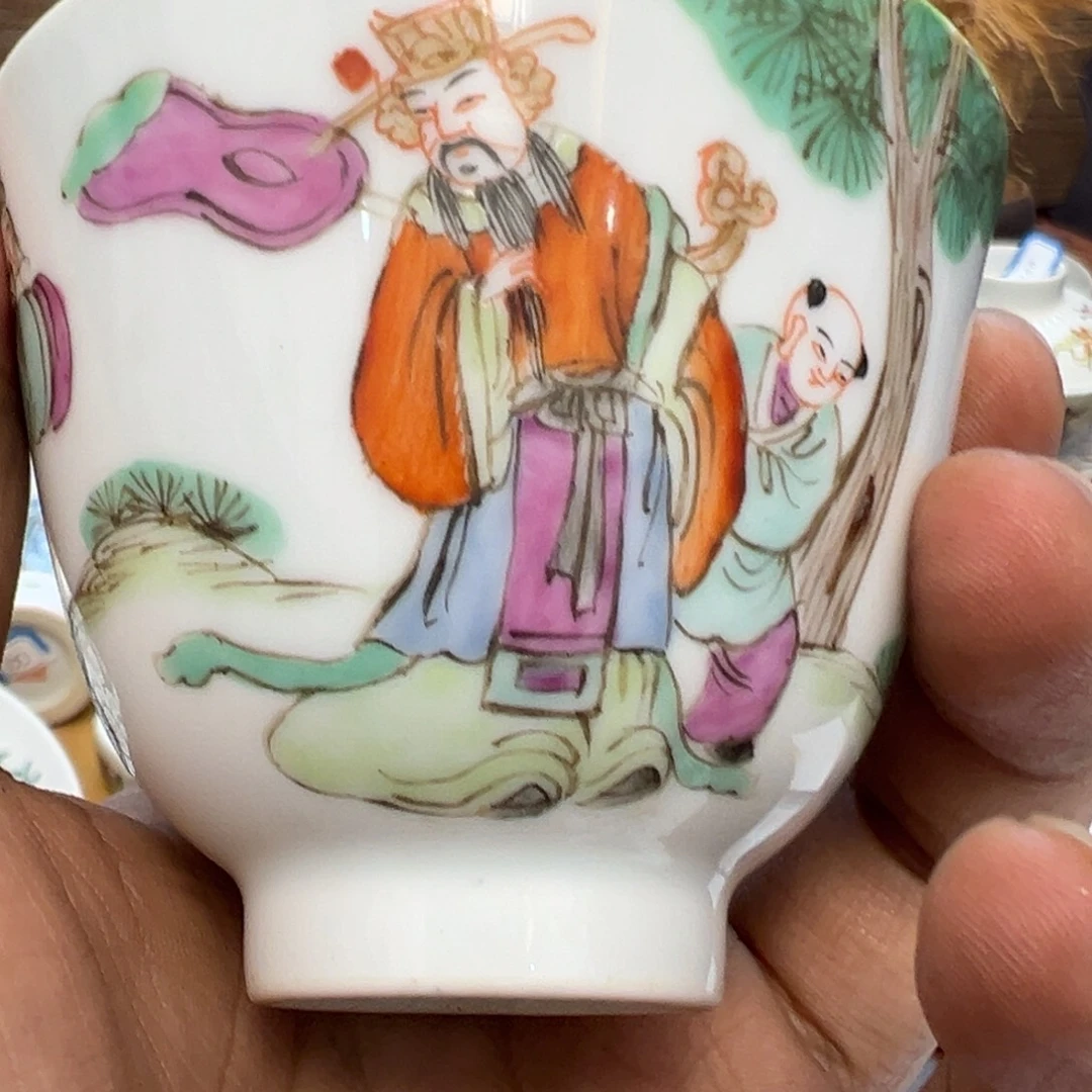 龍***飛瓷片瓷器摆件、茶室雅器