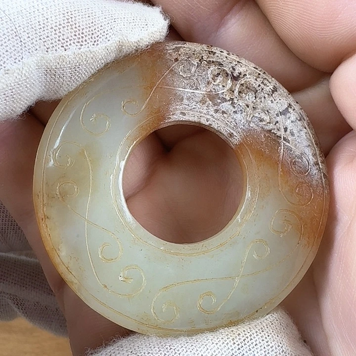 和田玉挂件未镶嵌蔷*