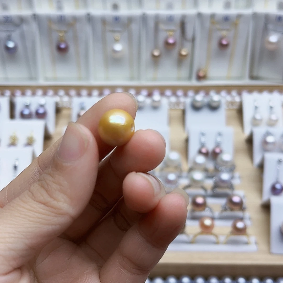 淡水珍珠颈饰银S925镶嵌韩***姐