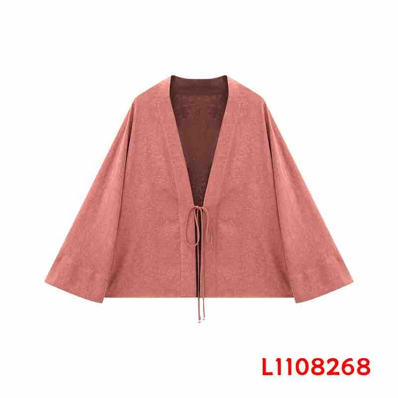 【粉丝专享】双面穿小草花四经绞罗茶服  1108268