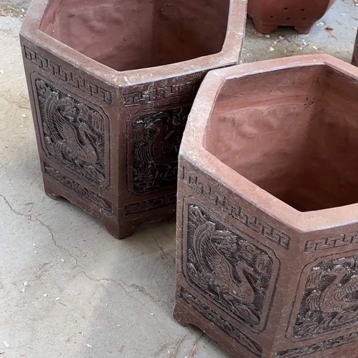 紫砂花盆                60-2