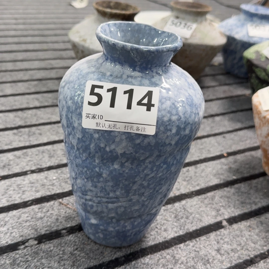 摆件景德镇高温花瓶编码5114高23口5默认无孔