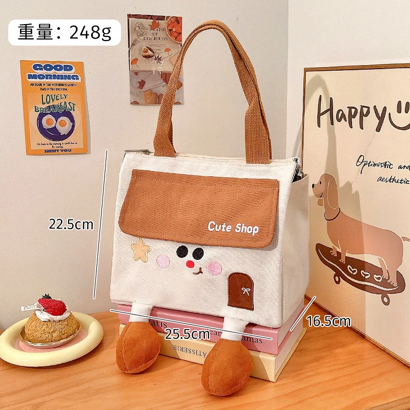 加厚手提带饭铝箔小房子上班族大饭盒餐包便携高颜值保温袋