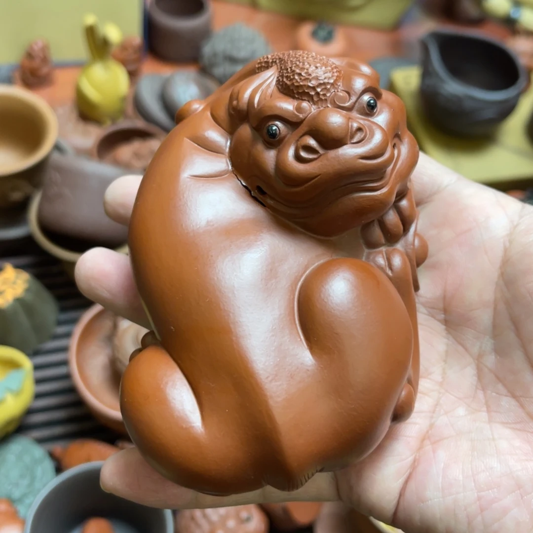 紫砂茶宠紫砂瑕疵