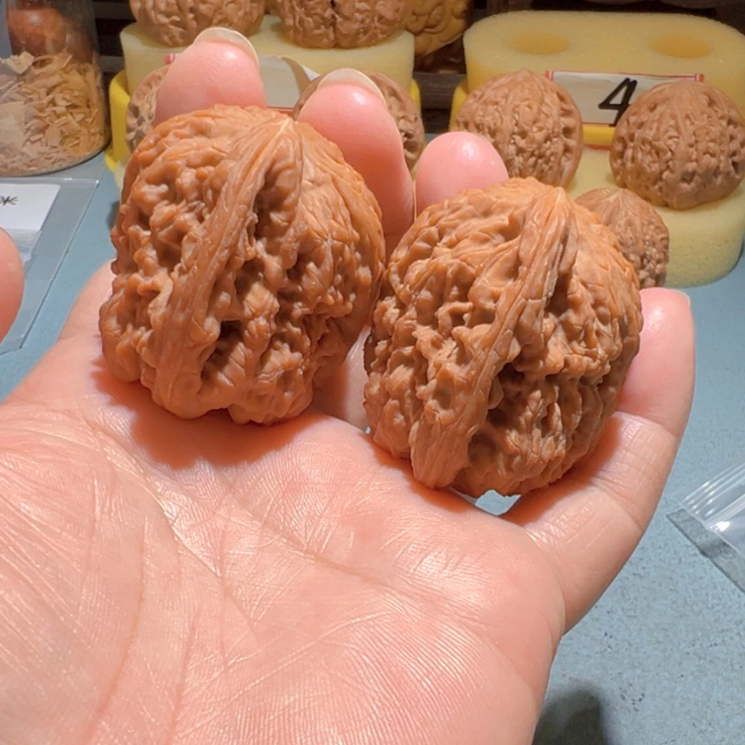 把件文玩核桃一帆风顺南疆44