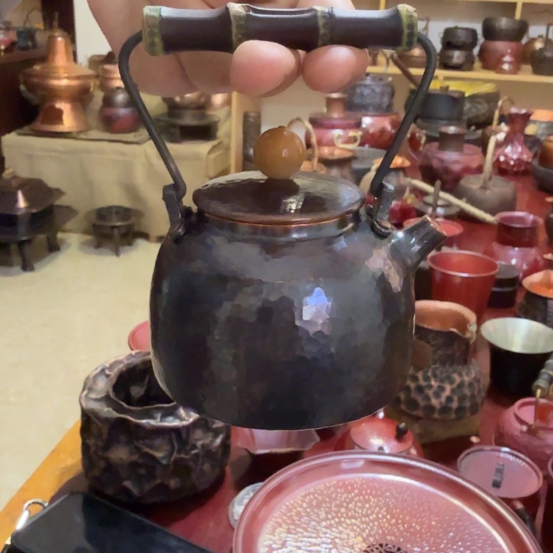 紫铜手工制作摆件一个
