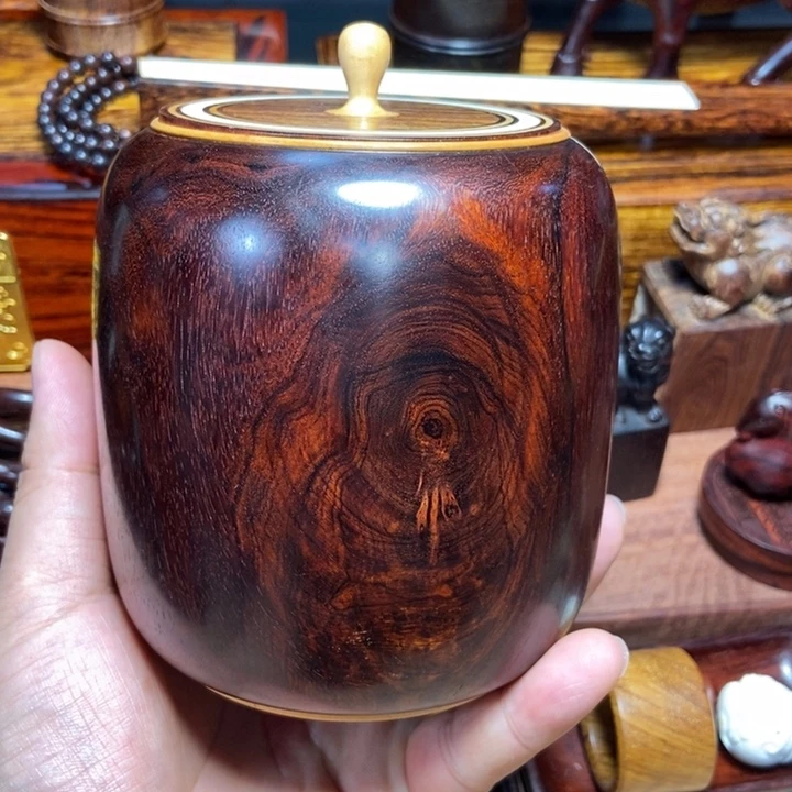 檀香紫檀（小叶紫檀）大茶桶