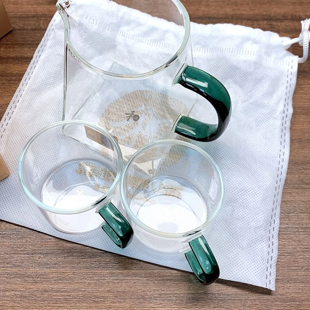 禾器/瀚然茶海/墨绿+清禾杯/墨绿
